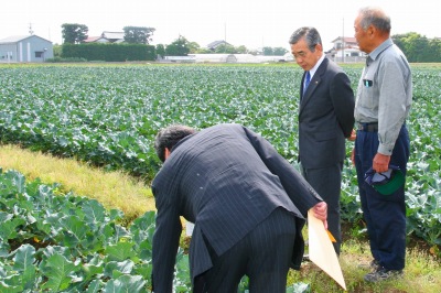 生産者の方と