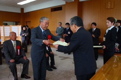 表彰式の様子