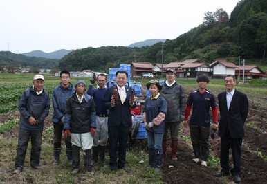 飯南町地域づくり協同組合ほ場見学