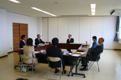 多伎町の皆さんとの懇談の様子