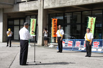 参加者代表の決意表明の様子