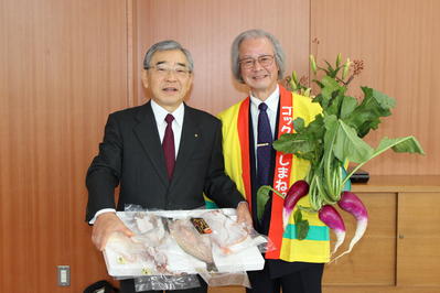 （有）土江本店の関谷社長