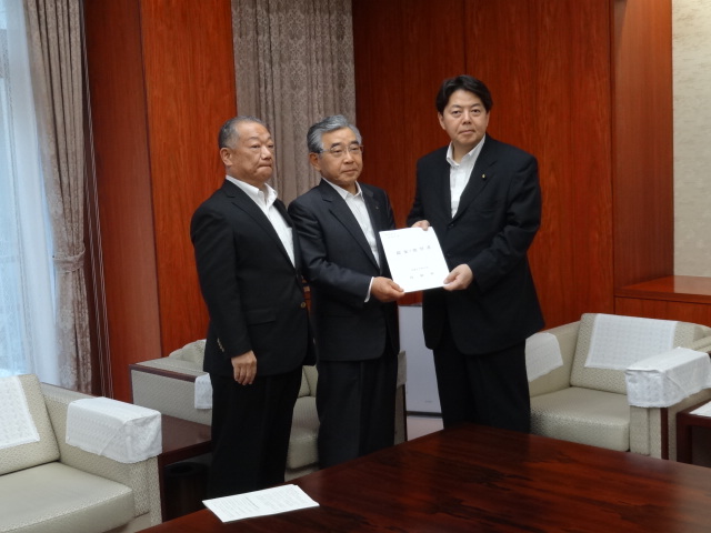 農林水産省への要望活動の様子