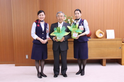 日本航空客室乗務員の皆さん