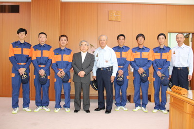 松江市消防団玉湯方面団のみなさん