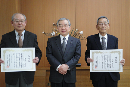 周藤巌氏（左）酒井禮男氏（右）