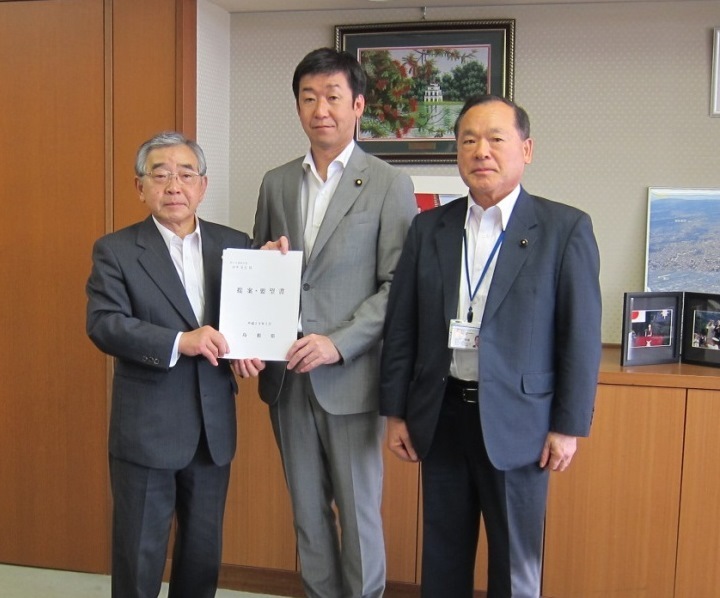 国土交通省への要望活動のようす