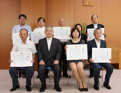 環境保全功労者のみなさん