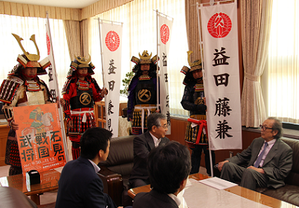 益田市のルーツを知る良い機会ですねと知事