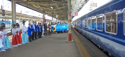 松江駅ホーム