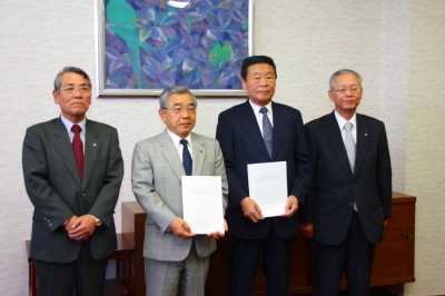 島根県石油協同組合と災害時における支援に関する協定を締結についての写真