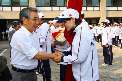 結団式の様子その1