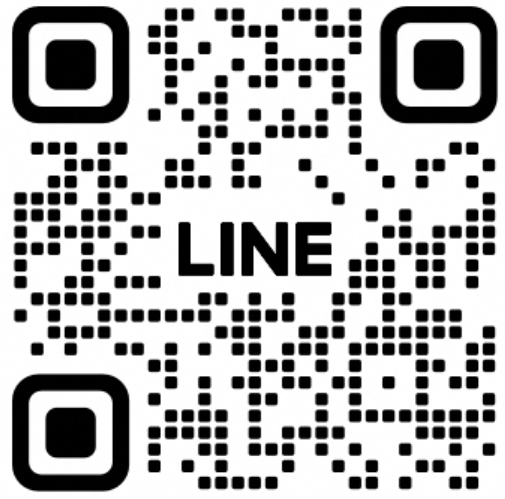LINEアカウントお友だち追加の二次元コード