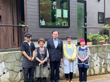 さんべ温泉そばカフェ湯元の皆さんと