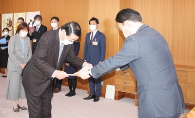 表彰のようす