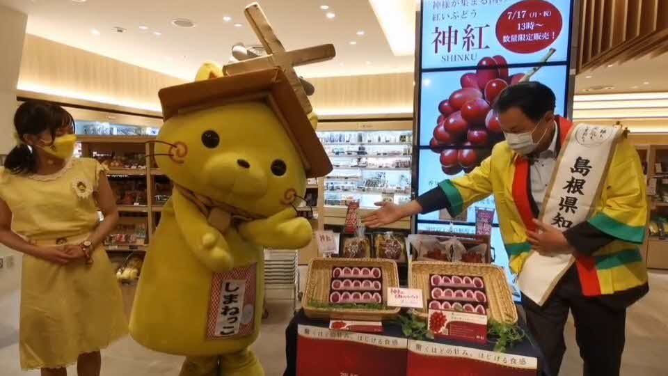トップセールスのようす