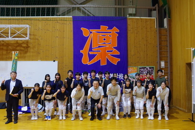 フェンシング部の皆さんと