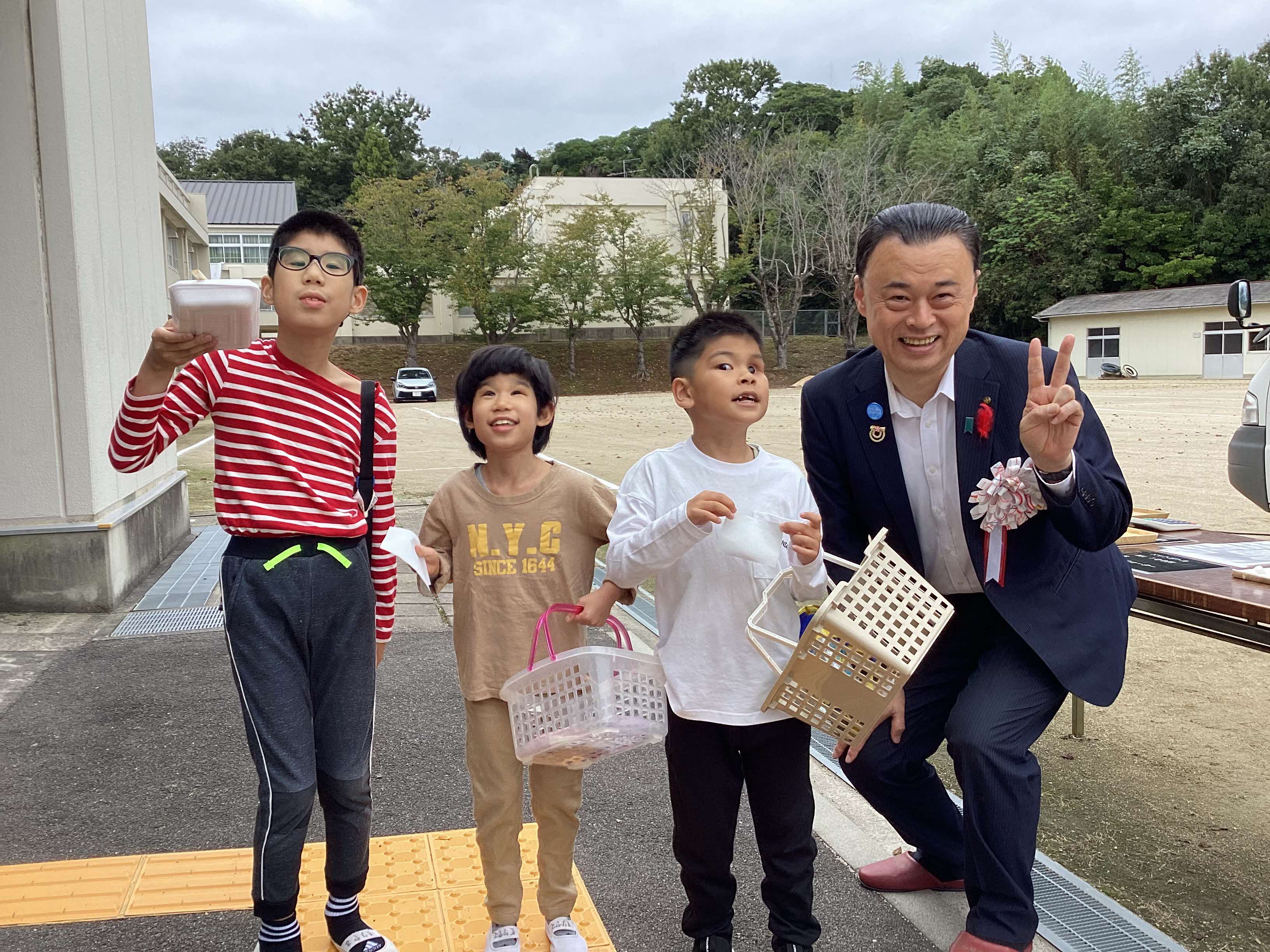生徒の皆さんと