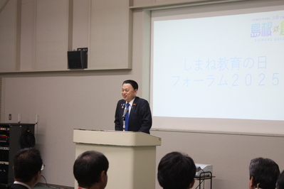 知事あいさつのようす