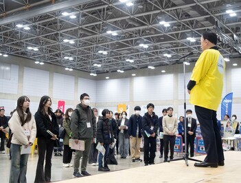 オープニングセレモニーでの知事あいさつ①