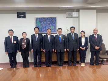 中国吉林省訪問団の皆さんと