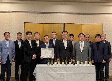 酒造組合の皆さんと