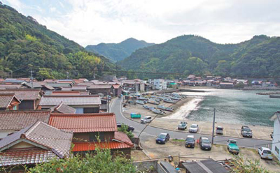 出雲市大社町鵜鷲地区の写真