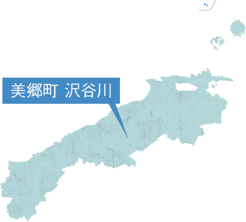 美郷町沢谷川の地図