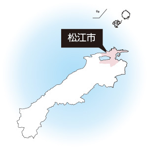 松江市の地図