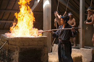 映画「たたら侍」のワンシーン