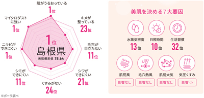 美肌を決める7大要因のイメージ画像