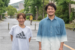 山田蓮瑛さんと山根吹実さんの写真