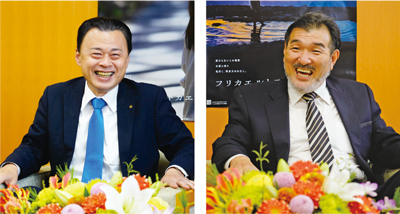 丸山達也知事と福澤克雄氏の写真2