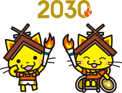 島根県観光キャラクター「しまねっこ」のイラスト