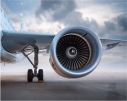 航空機エンジンの写真