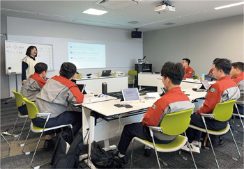 企業訪問型日本語教室の様子