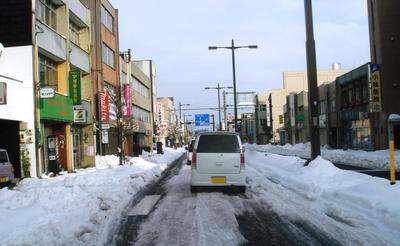 松江市内の道路状況