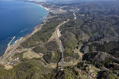 ３月に開通した多伎・朝山道路