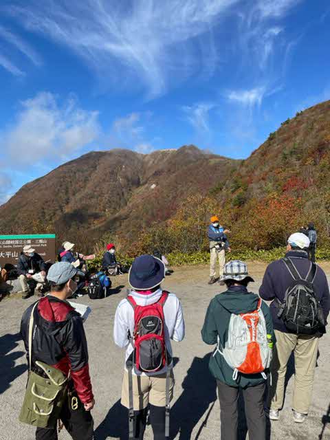 大平山展望広場での様子