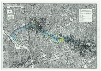 赤川浸水想定区域図