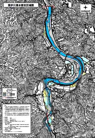 斐伊川浸水想定区域図