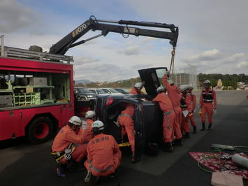 救助工作車の出動