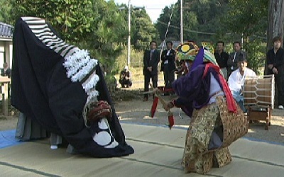 宇賀神社の獅子舞