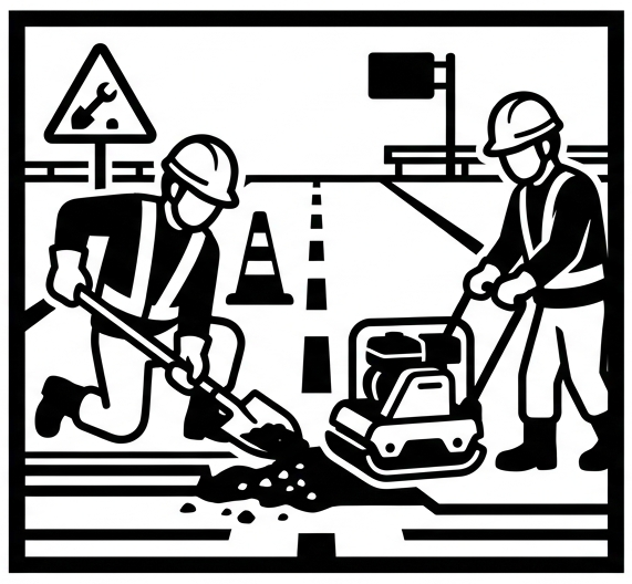 道路の維持管理の画像