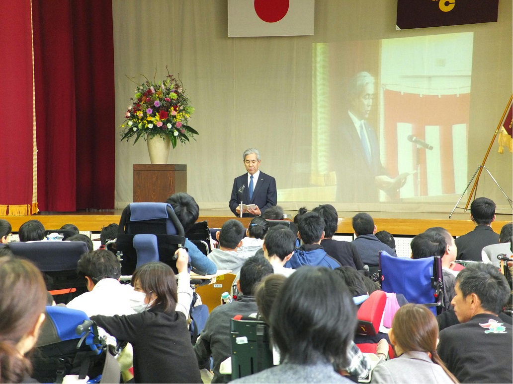 鴨木教育長のあいさつ