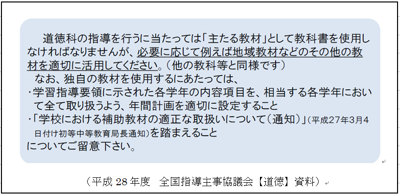 教科書以外の教材の活用について