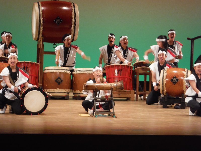 第１４回島根県文化フェスティバル舞台発表郷土芸能和太鼓
