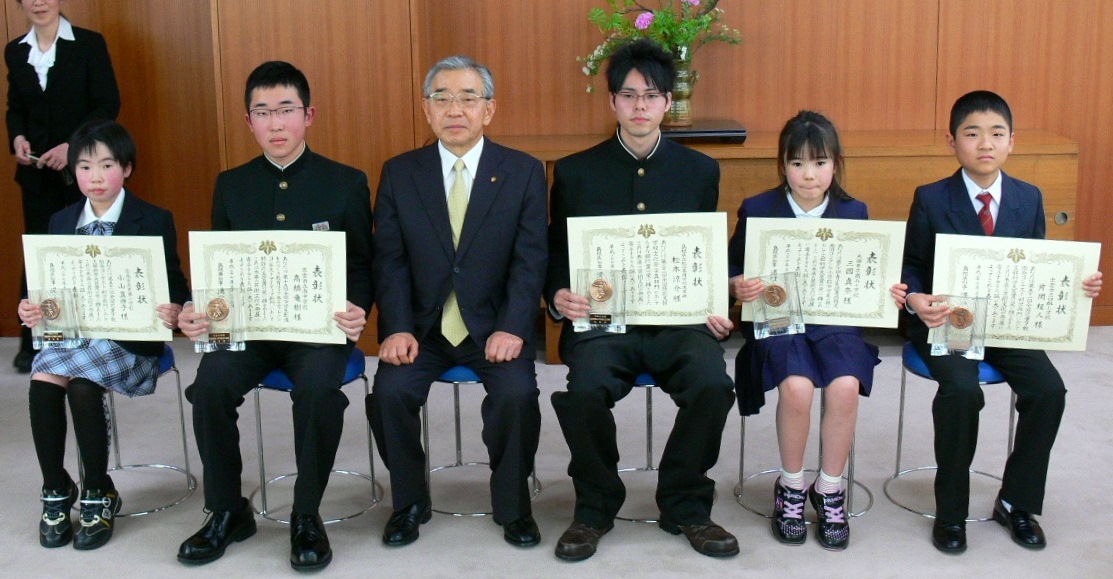 平成27年度島根県青少年芸術文化表彰式写真