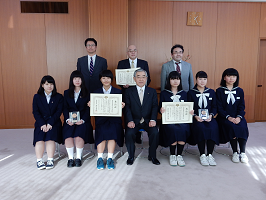 平成２８年度島根県青少年芸術文化表彰（第１期）表彰式