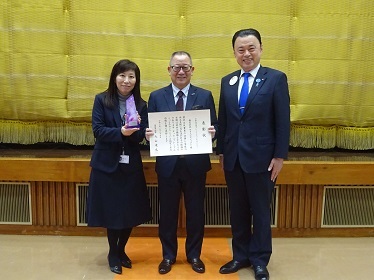 テクノプロジェクトの記念撮影の様子